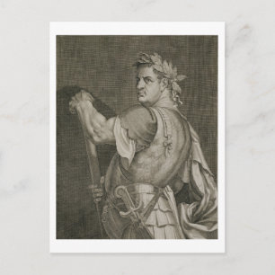 D. Titus Vespasian Kaiser von Rom 79-81 n. Chr. Postkarte