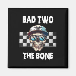 D to Bone Birthday Halloween Skeleton Junge Todd Magnet
