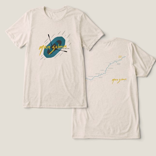D Tri-Blend SHIRT (Design Vorderseite & Rückseite)
