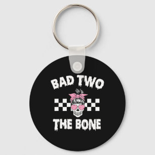 D Two The Bone Geburtstag 2. Halloween 2 Jahre alt Schlüsselanhänger