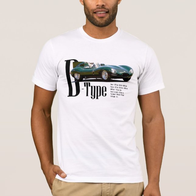 D-Type Jaguar T-Shirt (Vorderseite)