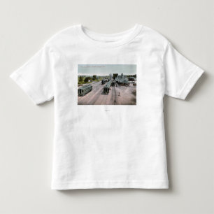 D- u. r-G Eisenbahn-Depot Kleinkind T-shirt