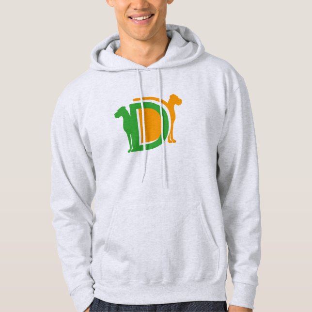 D wie Deutsche Dogge Hoodie (Vorderseite)