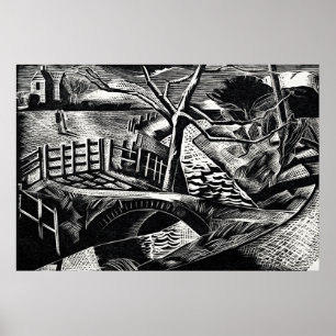 D.yke by Road von Paul Nash Poster