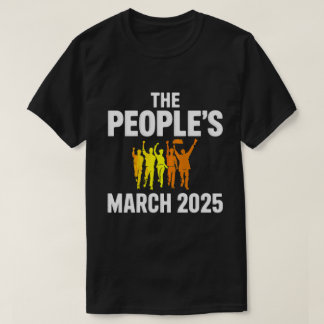 DA115-März der Völker 2025 Politische Einheit T-Shirt