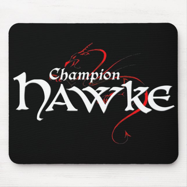 DA2 - Champion HAWKE - mousepad (dunkel) (Vorne)