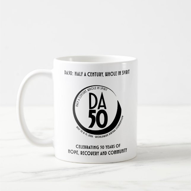 DA50 Worldwide Virtual Convention Tasse in Schwarz (Links)