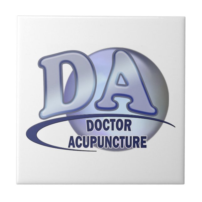 DA ACRONYM LOGO DOKTOR DER AKUPUNKTUR FLIESE (Vorderseite)