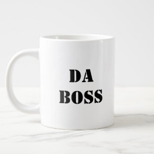 Da Boss Funny Company Manager Neuheit Jumbo-Tasse