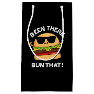 Da Bun, dass lustige Burger Pun Dark BG Kleine Geschenktüte