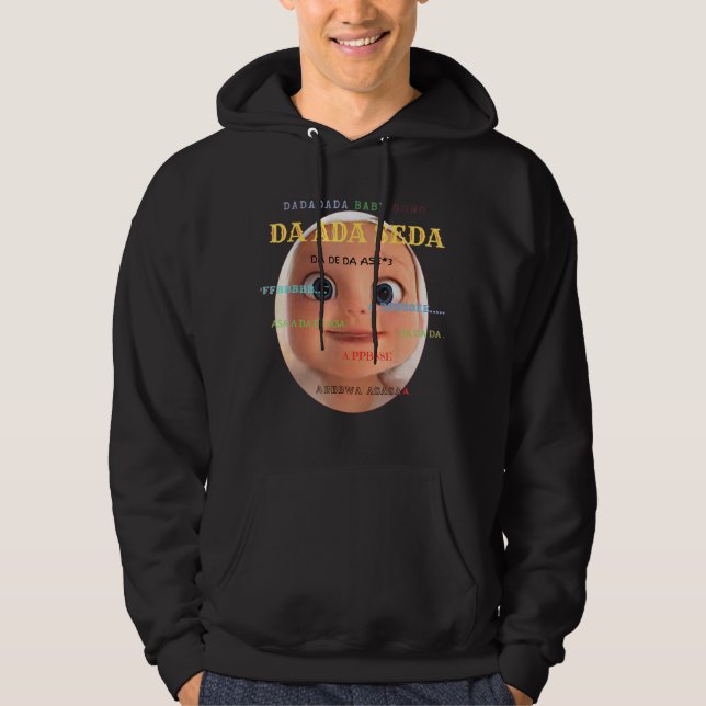 Da da da baby Short Sleeve   Song funny Hoodie (Vorderseite)