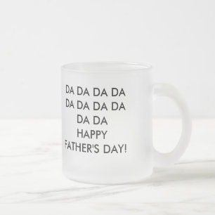 DA DA DA DA DA DA DA DA DA DA        GLÜCKLICHES MATTGLASTASSE
