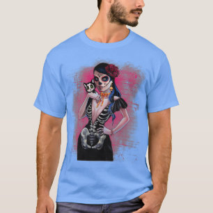 Da de Los Muertos La Catrina Tag 1 T-Shirt