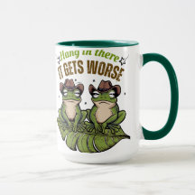 Da drin, wird es noch schlimmer - Frosch-Tasse