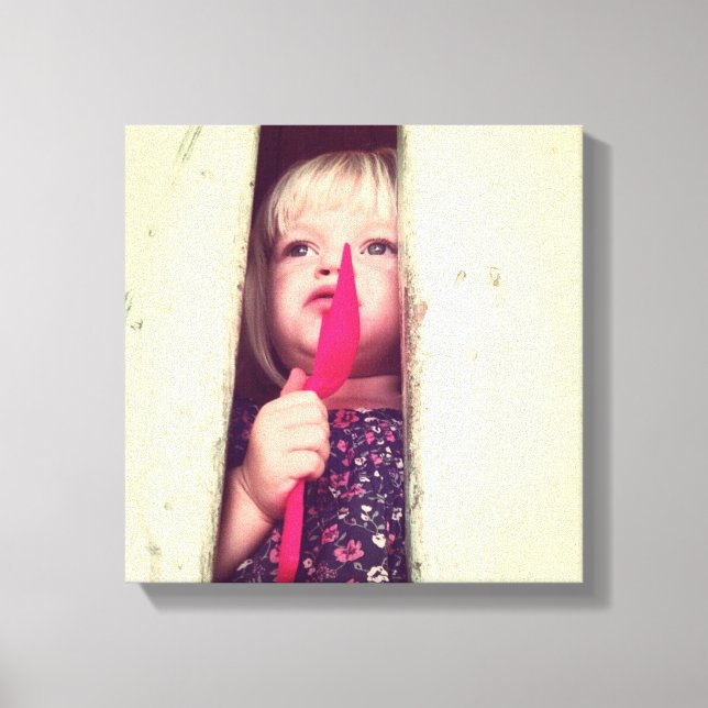 Da drüben sieht gut aus leinwanddruck (Vorderseite)