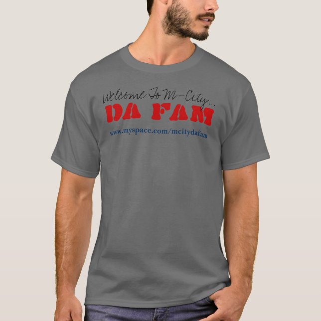 DA Fam, Willkommen zur M-Stadt…, T-Shirt (Vorderseite)