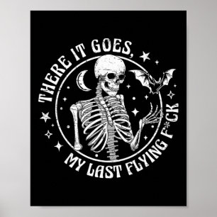 Da geht es um mein letztes Halloween-Skelett Poster