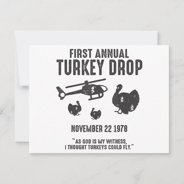 Da Gott mein Zeuge ist, dachte ich, dass Truthühne (Vorderseite)