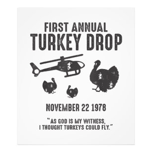 Da Gott mein Zeuge ist, dachte ich, dass Truthühne Fotodruck