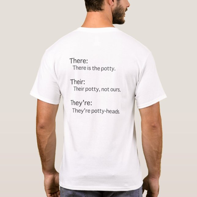 Da Ihr Sie sind Hemd T-Shirt (Rückseite)