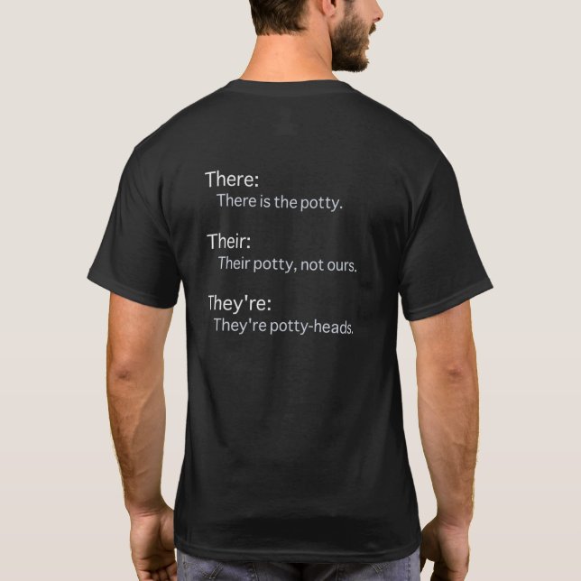 Da Ihr Sie Sind Hemd T-Shirt (Rückseite)