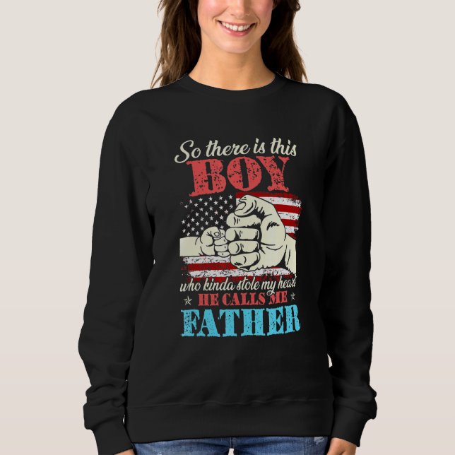 Da ist also dieser Junge, der mir das Herz gestohl Sweatshirt (Vorderseite)