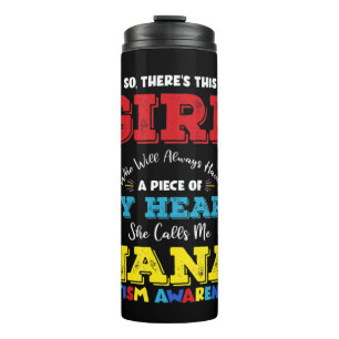 Da ist also dieses Mädchen, das immer ein Stück ha Thermosbecher