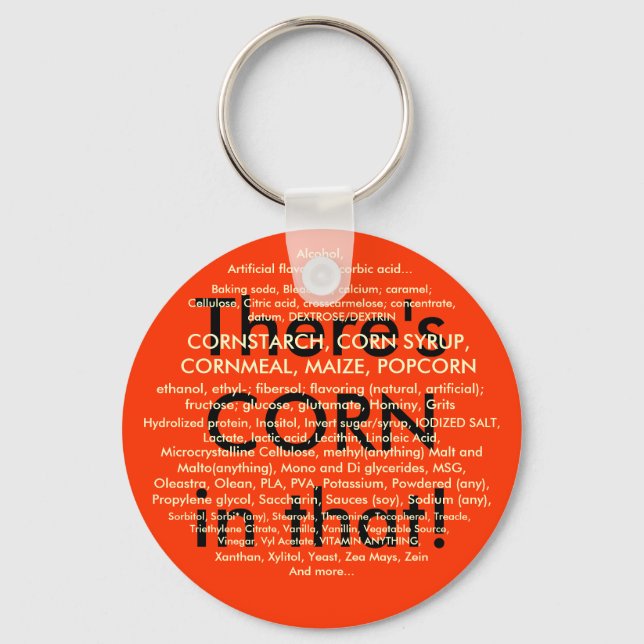 Da ist CORN drin! Schlüsselanhänger (Vorderseite)