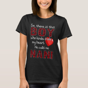 Da ist dieser Junge, den er Kinda gestohlen hat, m T-Shirt