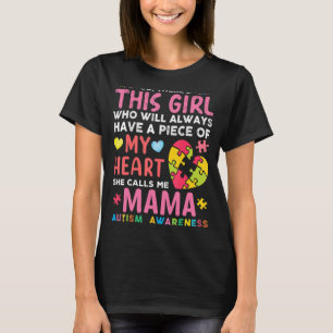 Da ist dieses Mädchen, das sie mich Mama Autismus  T-Shirt