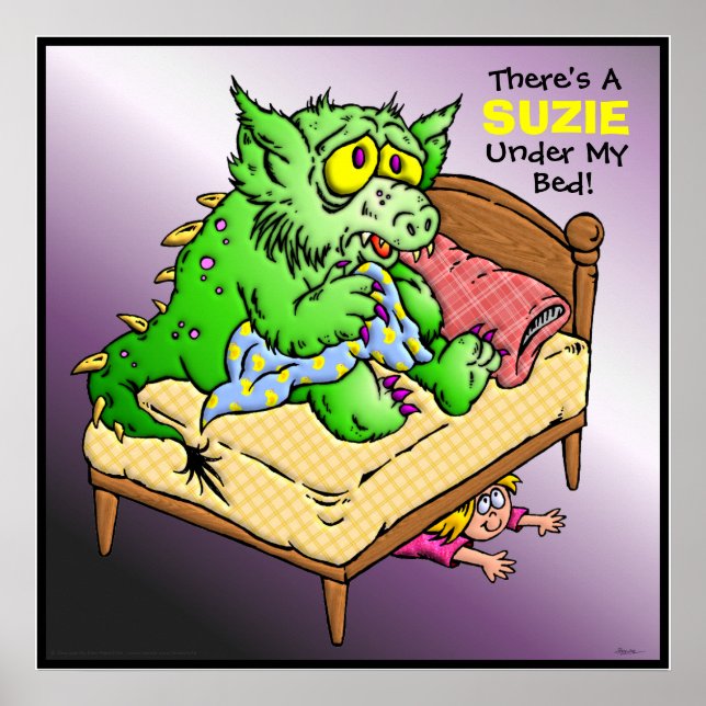 Da ist ein Kind unter meinem Bett! Poster (Vorne)