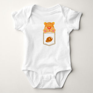 Da ist ein Tiger in meinem Taschen Baby Strampler