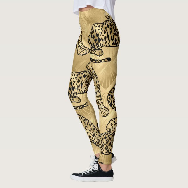 Da ist eine Katze an meinen Beinen Leggings (Links)