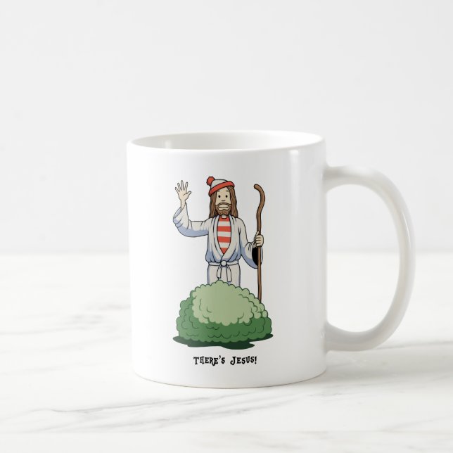 Da ist Jesus! Kaffeetasse (Rechts)