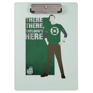 Da ist Sheldon. Klemmbrett