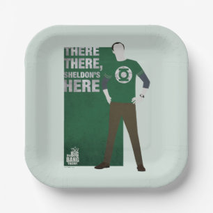 Da ist Sheldon. Pappteller