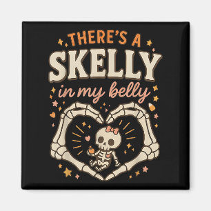 Da ist Skelly in meinem Bauch schwanges, sonniges Magnet