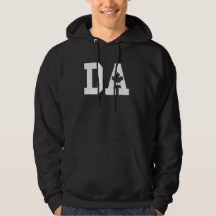 DA Letter D and A Hauptstadt Alphabet Canada Maple Hoodie