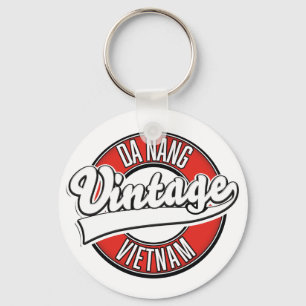 Da Nang Vietnam Retro-Logo Schlüsselanhänger