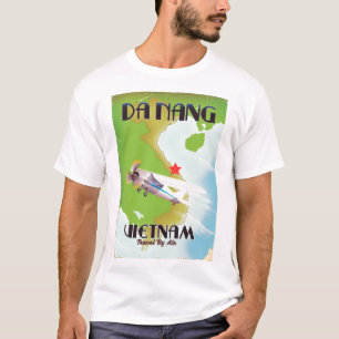 Da Nang Vietnam Vintage Reiseplakat T-Shirt