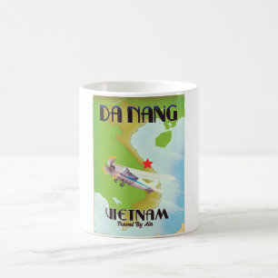 Da Nang Vietnam Vintage Reiseplakat Tasse