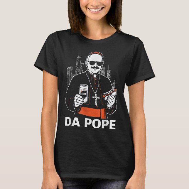 Da Pope America Pope Leo Xiv T-Shirt (Vorderseite)