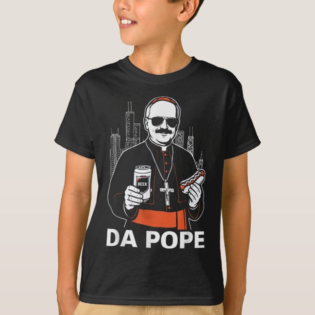 Da Pope America Pope Leo Xiv T-Shirt (Vorderseite)