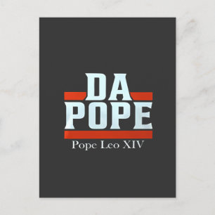 Da Pope aus Amerika Chicago Papst Leo XIV Provost Ankündigungspostkarte