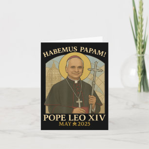 Da Pope aus Amerika Chicago Papst Leo Xiv Provost Karte