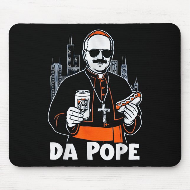Da Pope aus Amerika Chicago Papst Leo Xiv Provost Mousepad (Vorne)