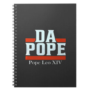 Da Pope aus Amerika Chicago Papst Leo XIV Provost Notizblock
