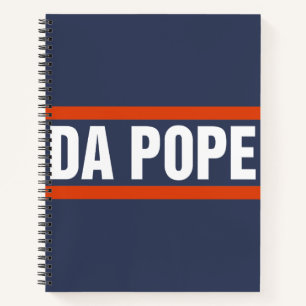 Da Pope aus Amerika Chicago Papst Leo XIV Provost Notizbuch