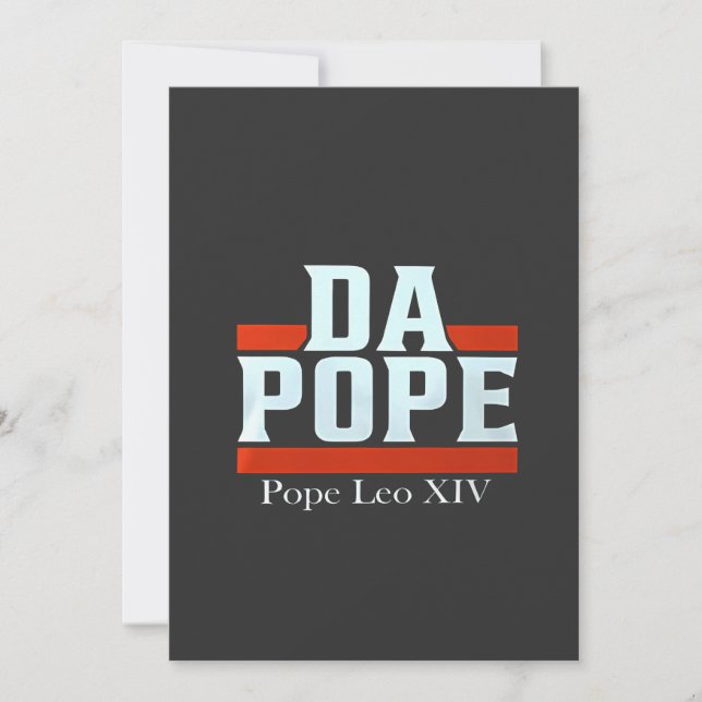 Da Pope aus Amerika Chicago Papst Leo XIV Provost Save The Date (Vorderseite)