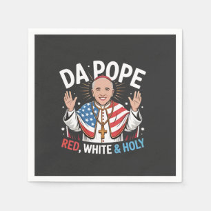 Da Pope aus Amerika Chicago Papst Leo XIV Provost Serviette